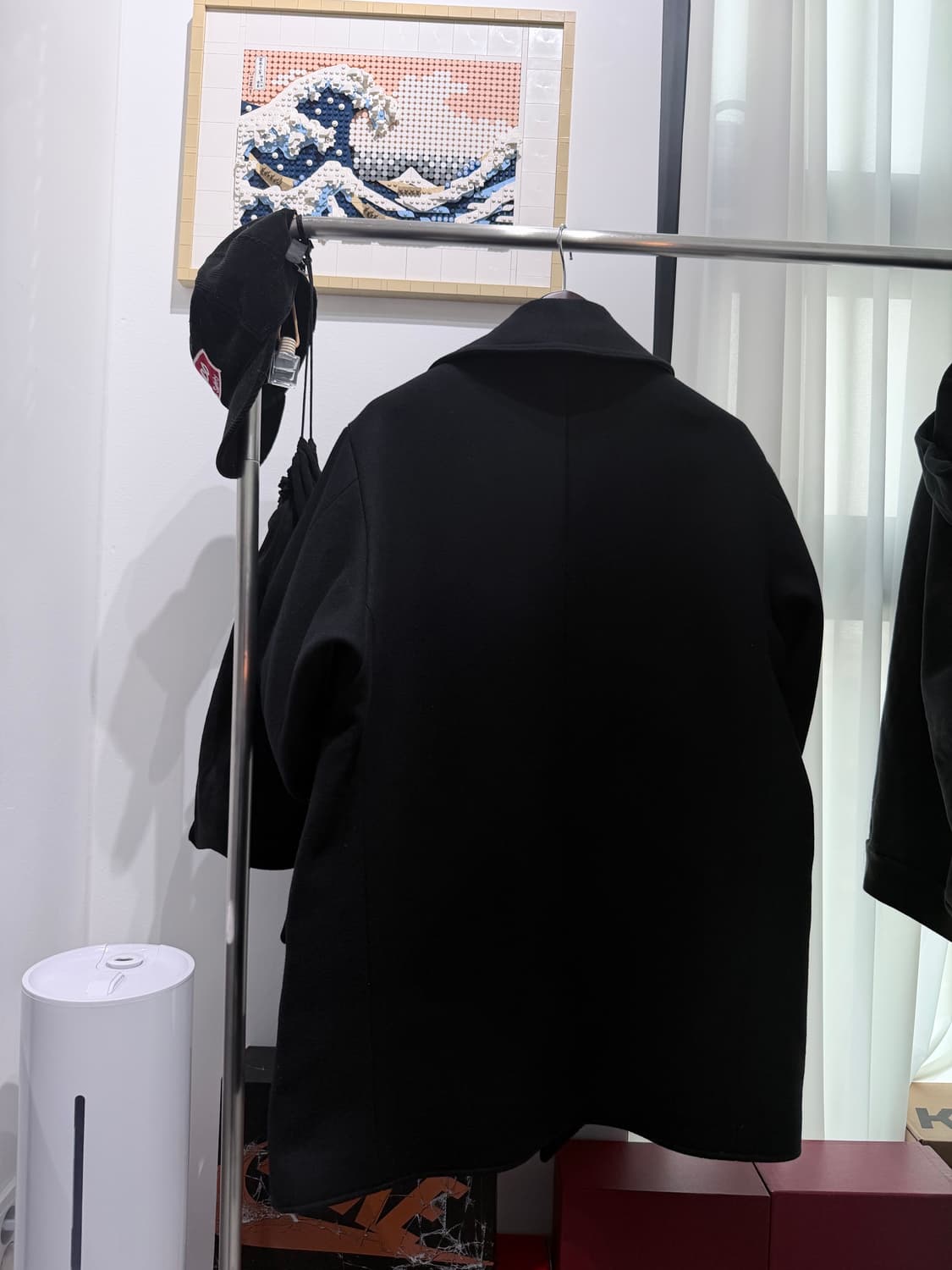 L) 24fw Niceness 나이스네스 mclagan 피코트 블랙 상품이미지3