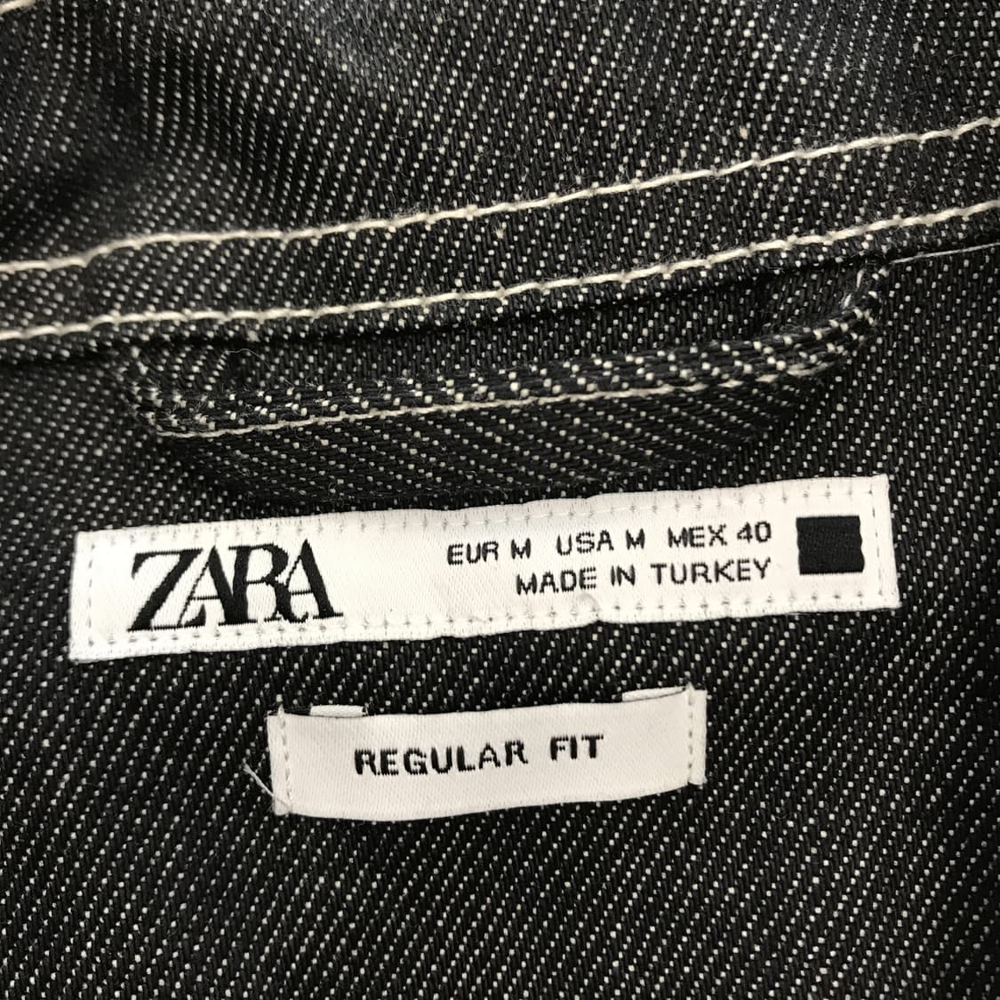 자라 생지 셔츠데님자켓 [M] 상품이미지5