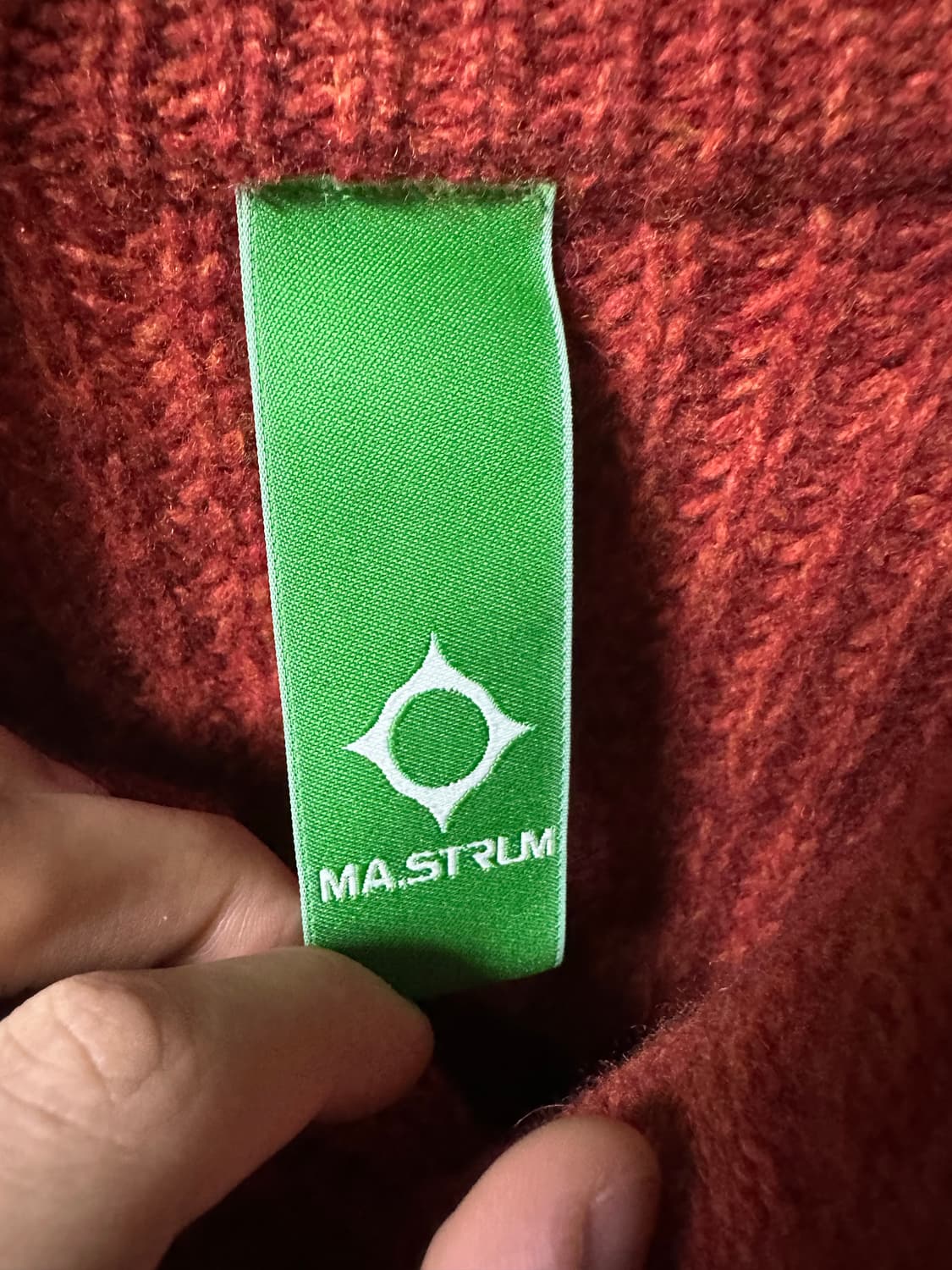 마시모 오스티 마스트럼 아카이브 견장 헤비 울니트 상품이미지3