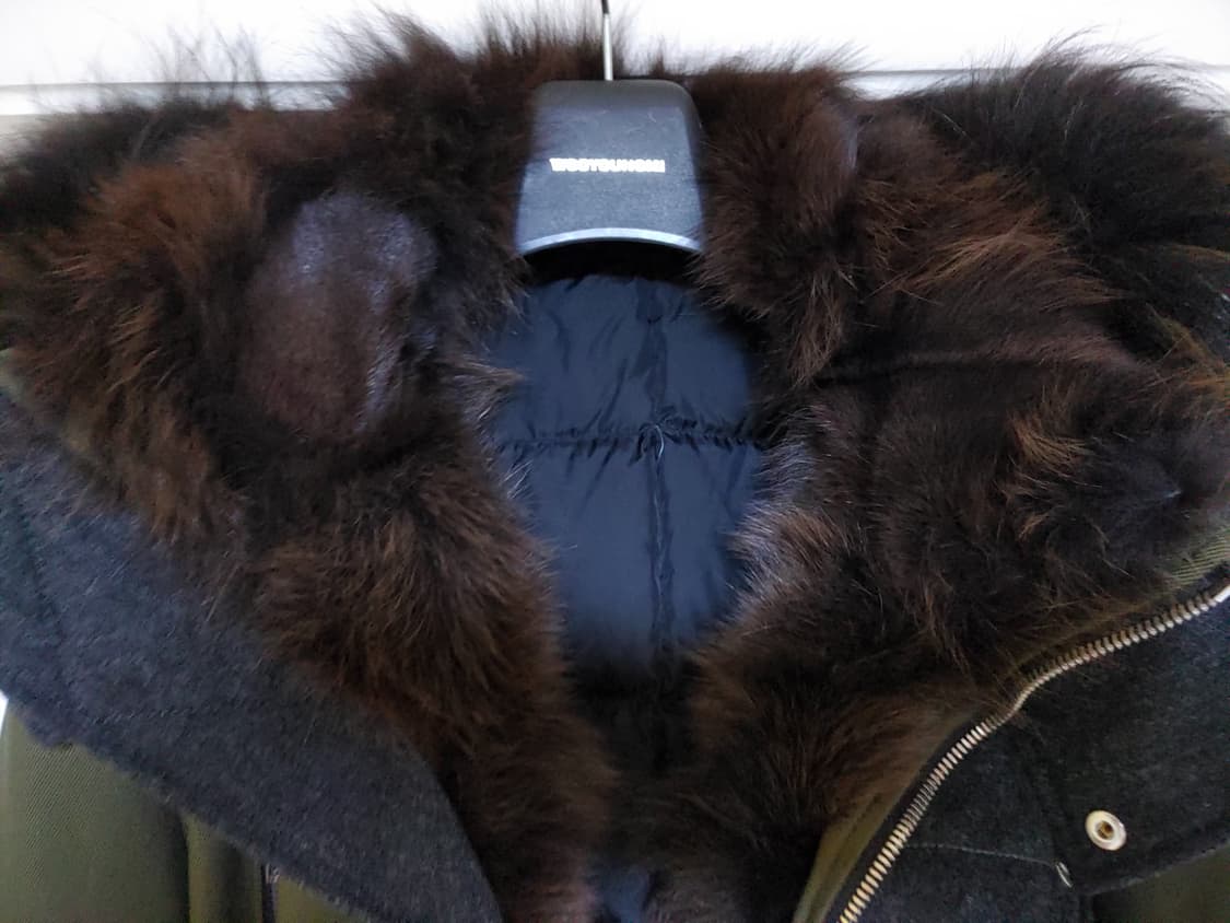 시스템옴므 폭스퍼 라쿤퍼 패딩 팝니다 상품이미지2