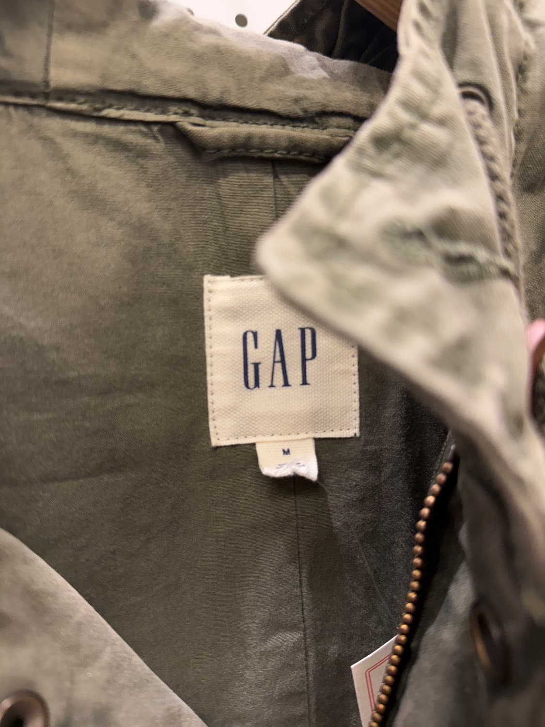 갭 카키 후드 야상 자켓 U158 상품이미지5