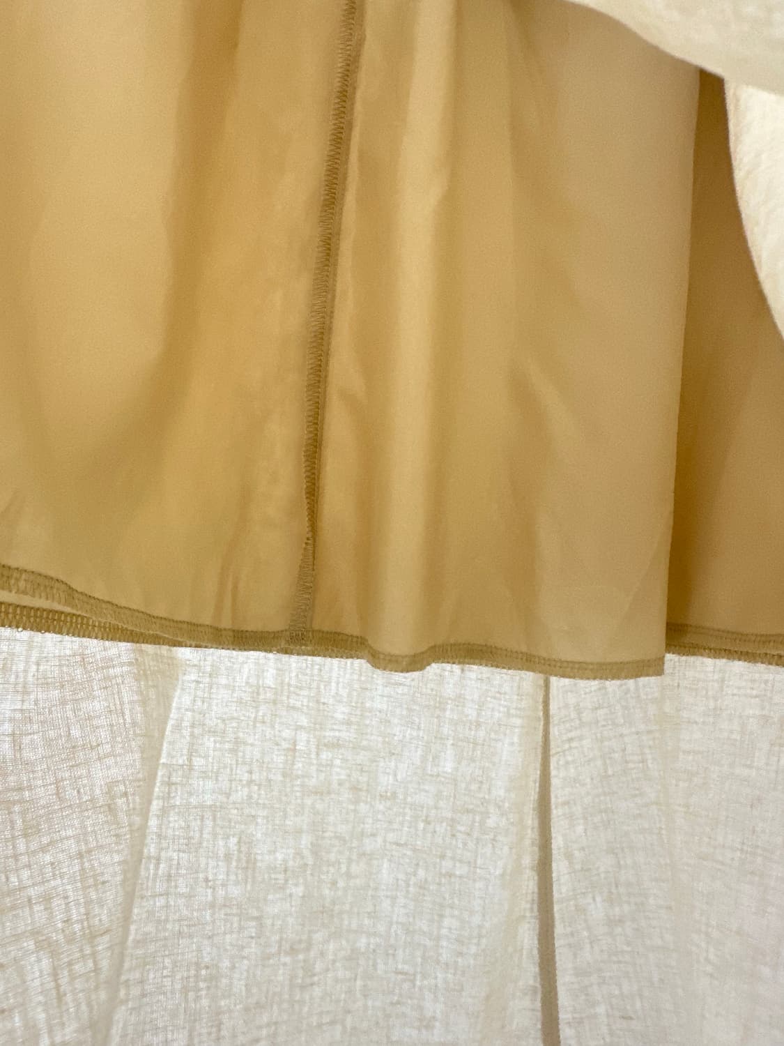 일본빈티지 린넨 혼방 플레어 밴딩 롱 스커트 상품이미지9