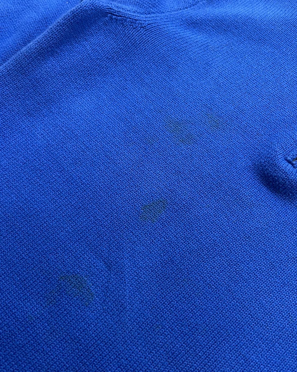 폴로 랄프로렌 블루 하프 니트집업 상품이미지5