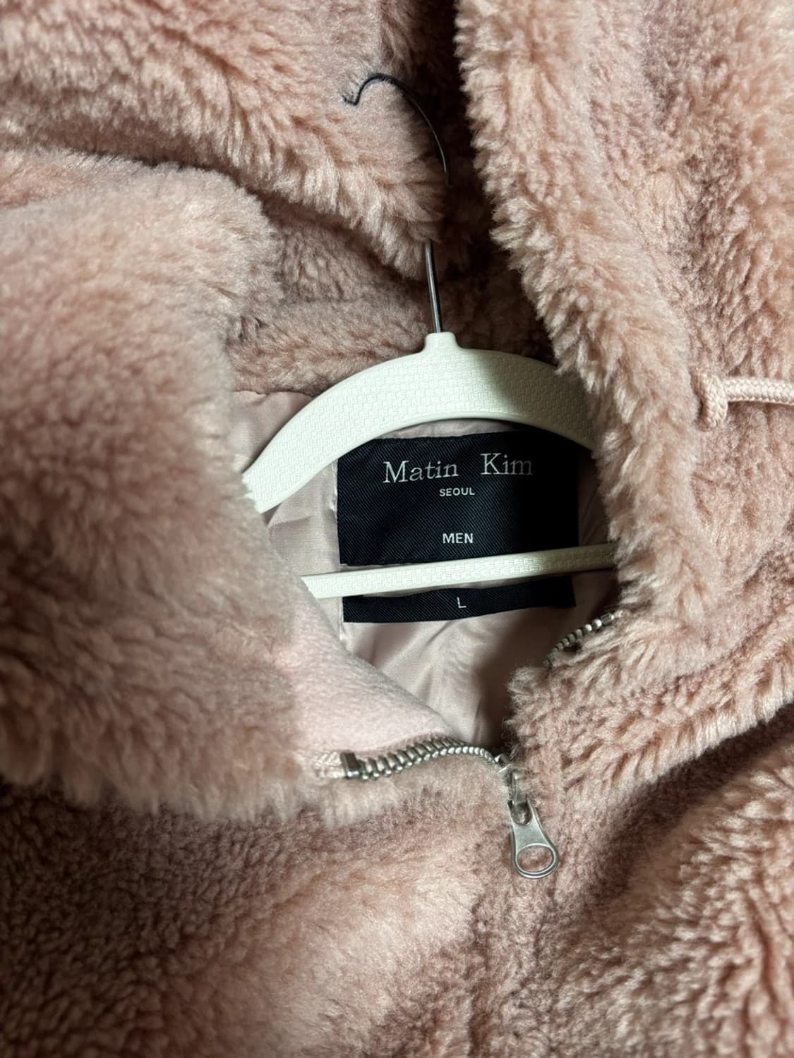 마뗑킴 플리스자켓 핑크 L 상품이미지2