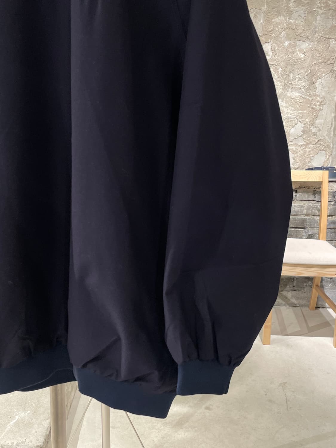 나이키 에어 조던 다크 네이비 V넥 폴리에스터 웜업 상품이미지5