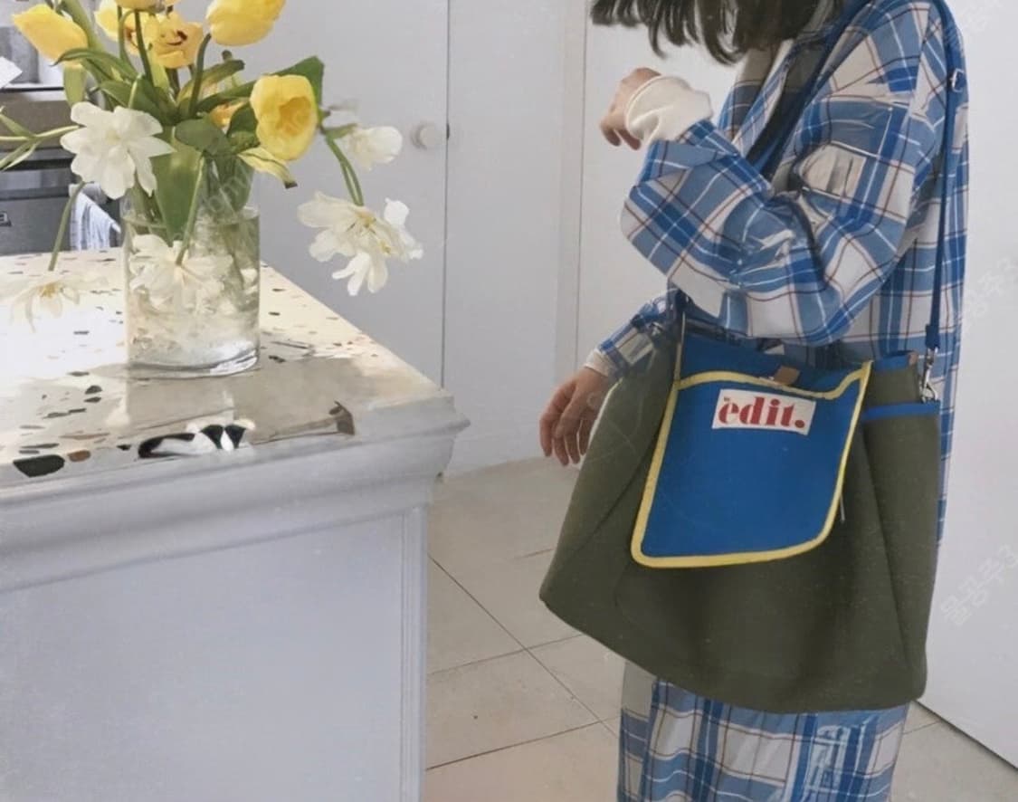 oui como 위꼬모 체크 로브 상품이미지2