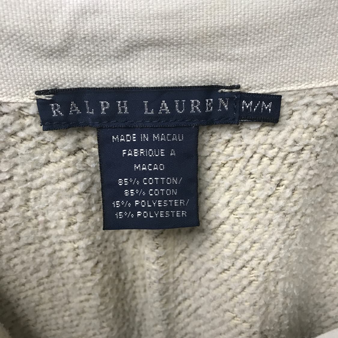 폴로 랄프로렌 기모 코튼 팬츠 베이지 M(W) 상품이미지7