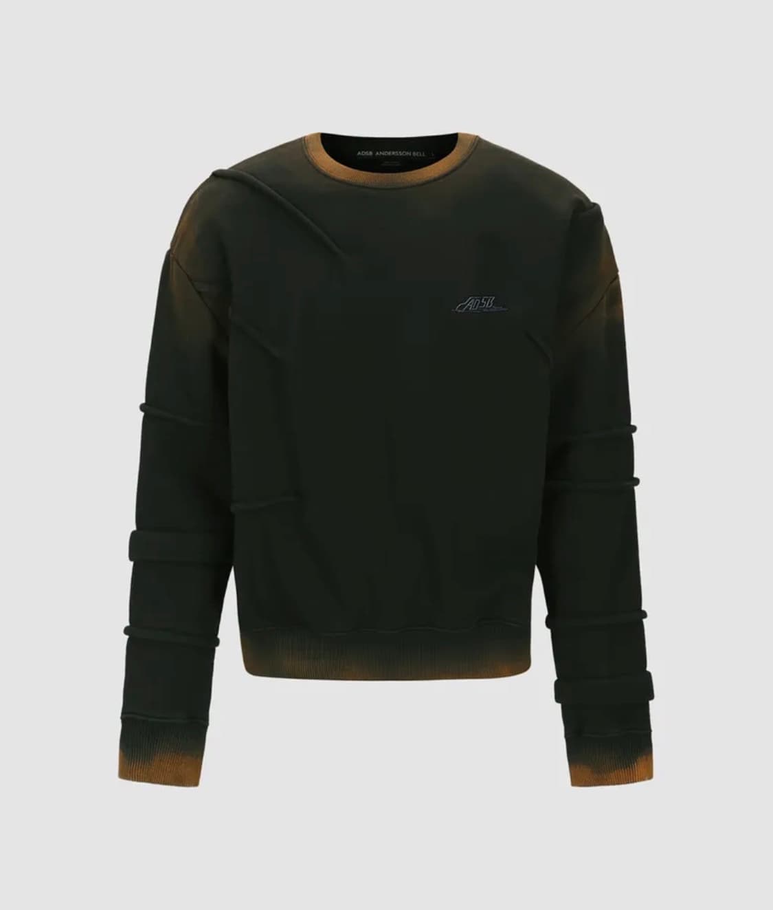 [앤더슨벨] 마드로 그라디언트 스웻셔츠 (BLACK) 상품이미지2