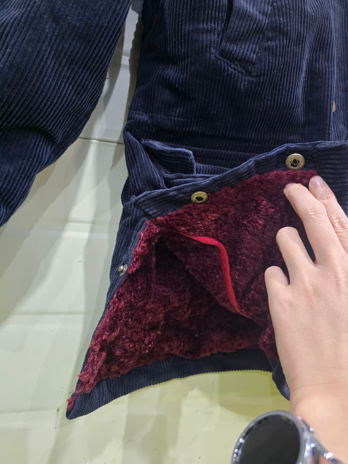 스티렌난다 3CE 코듀로이 지브라 자켓 상품이미지3