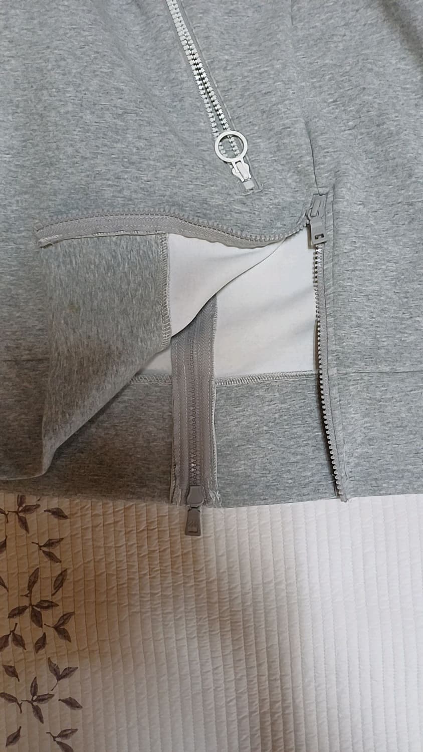 카파 롱후드집업 실측105 여성88 가슴54 기장78 상품이미지5