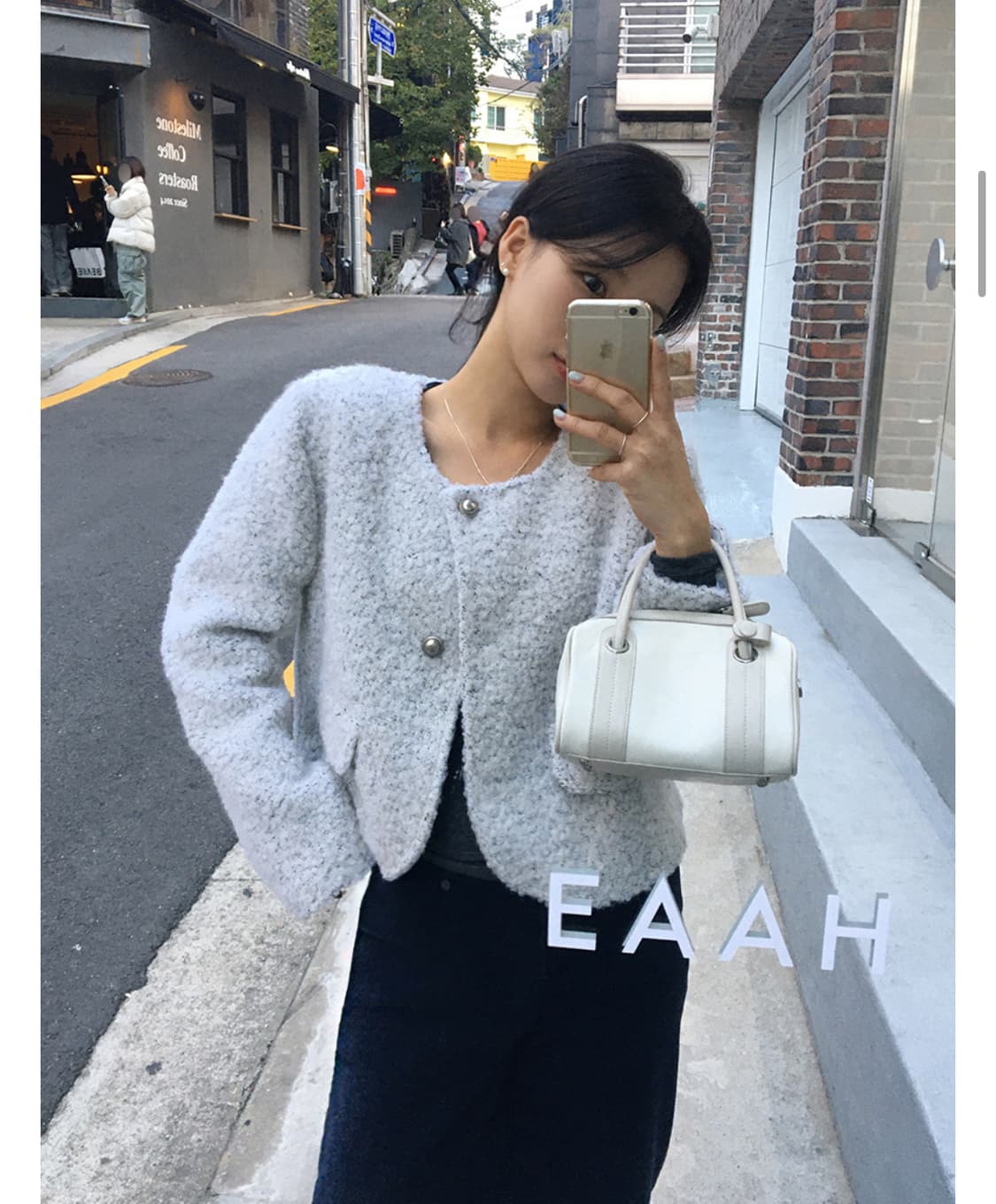 에오브 쿠앤크 부클 뽀글이 자켓 상품이미지4