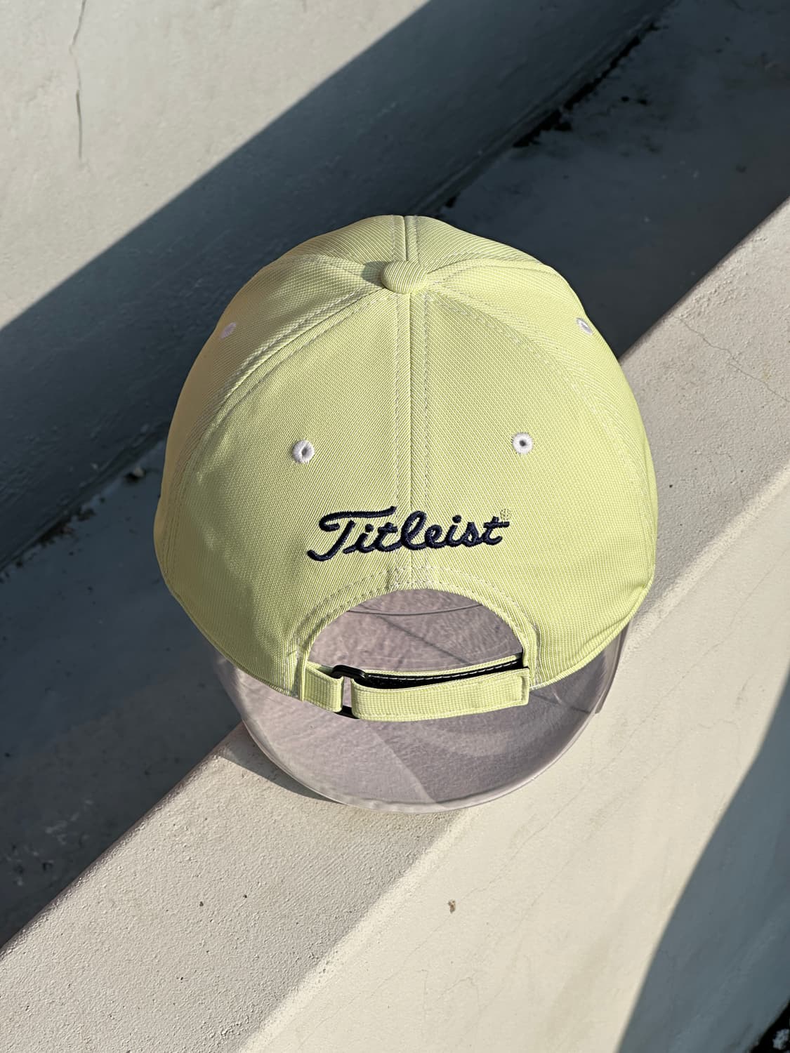 [F] 타이틀리스트 로고 라임톤 볼캡 모자 골프 상품이미지4