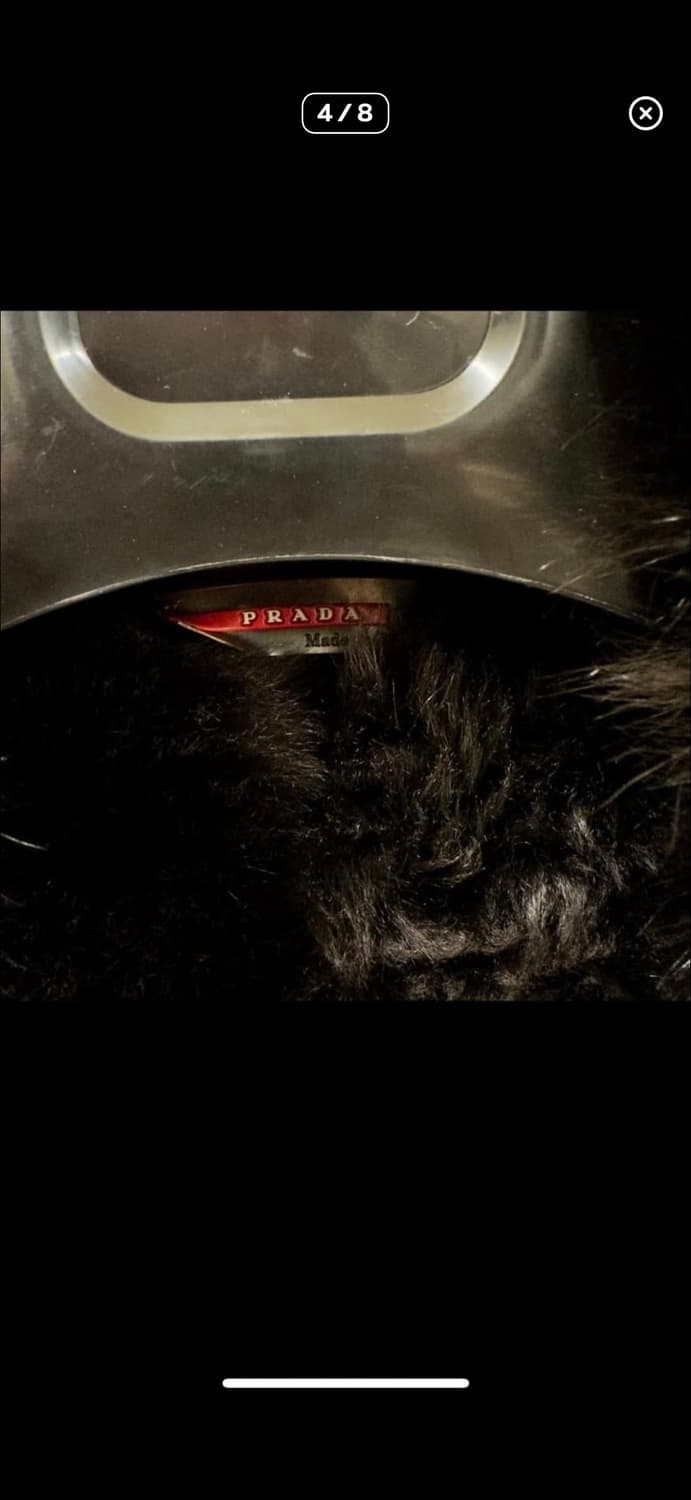 PRADA 00s 아카이브 퍼 자켓 상품이미지4