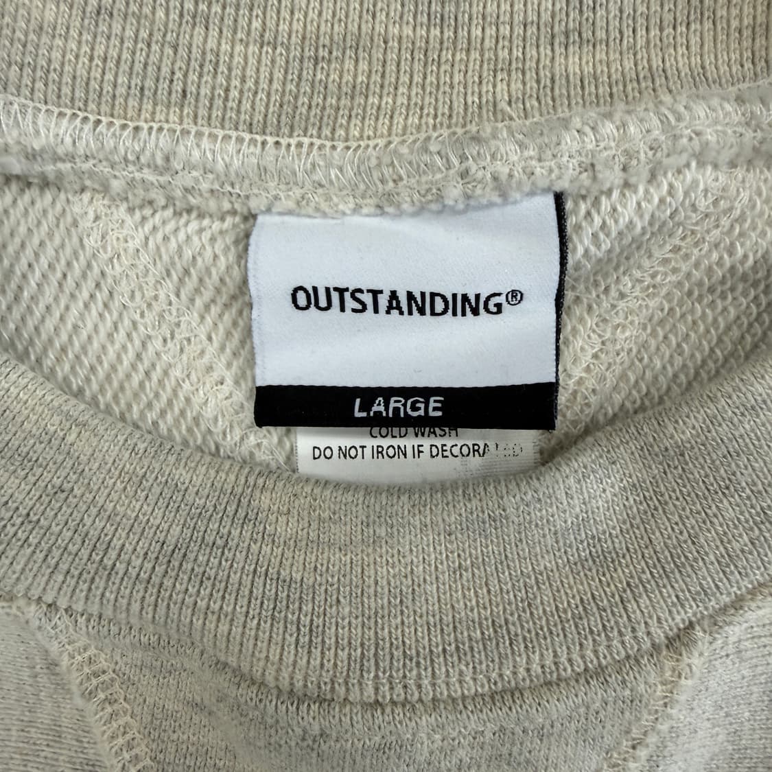 (L)아웃스탠딩 Outstanding 맨투맨(그레이) 상품이미지2