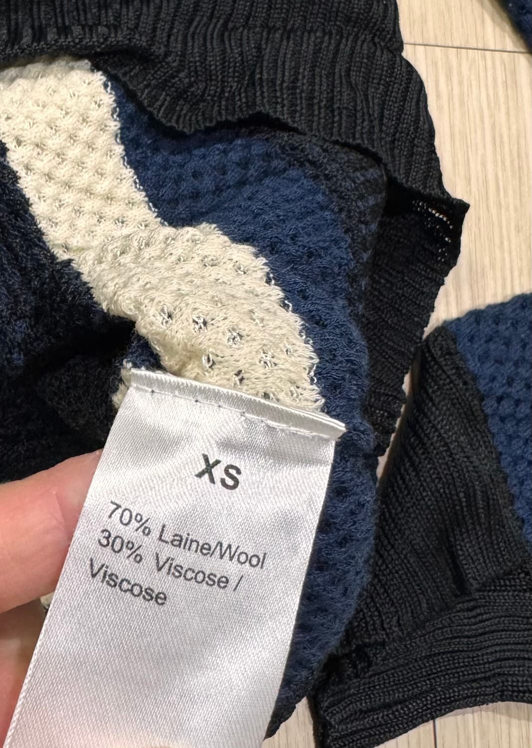 44 마른55 정품 소니아리키엘 펀칭 얇은 니트 스웨터 상품이미지7