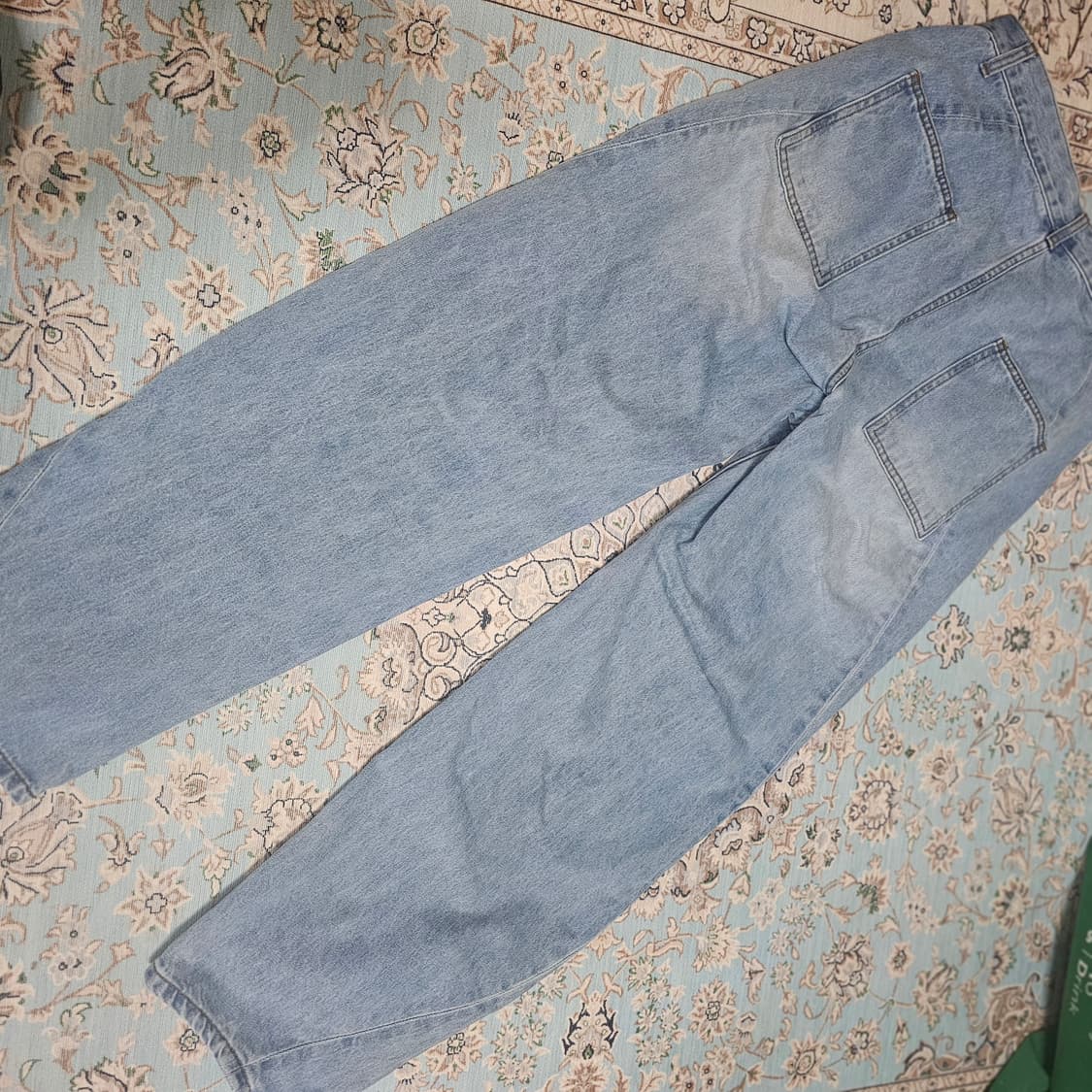 인템포무드 커브드 데님팬츠 상품이미지3
