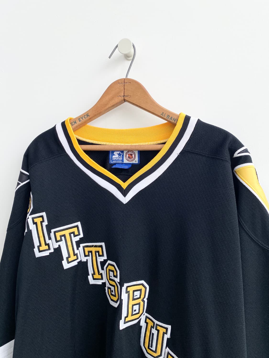 90's 스타터 NHL 피츠버그 펭귄스 하키 져지 상품이미지3