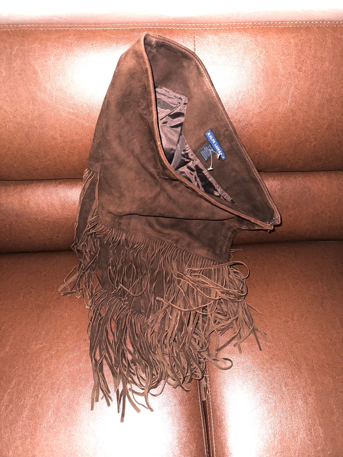 Polo suede fringe skirt 상품이미지1