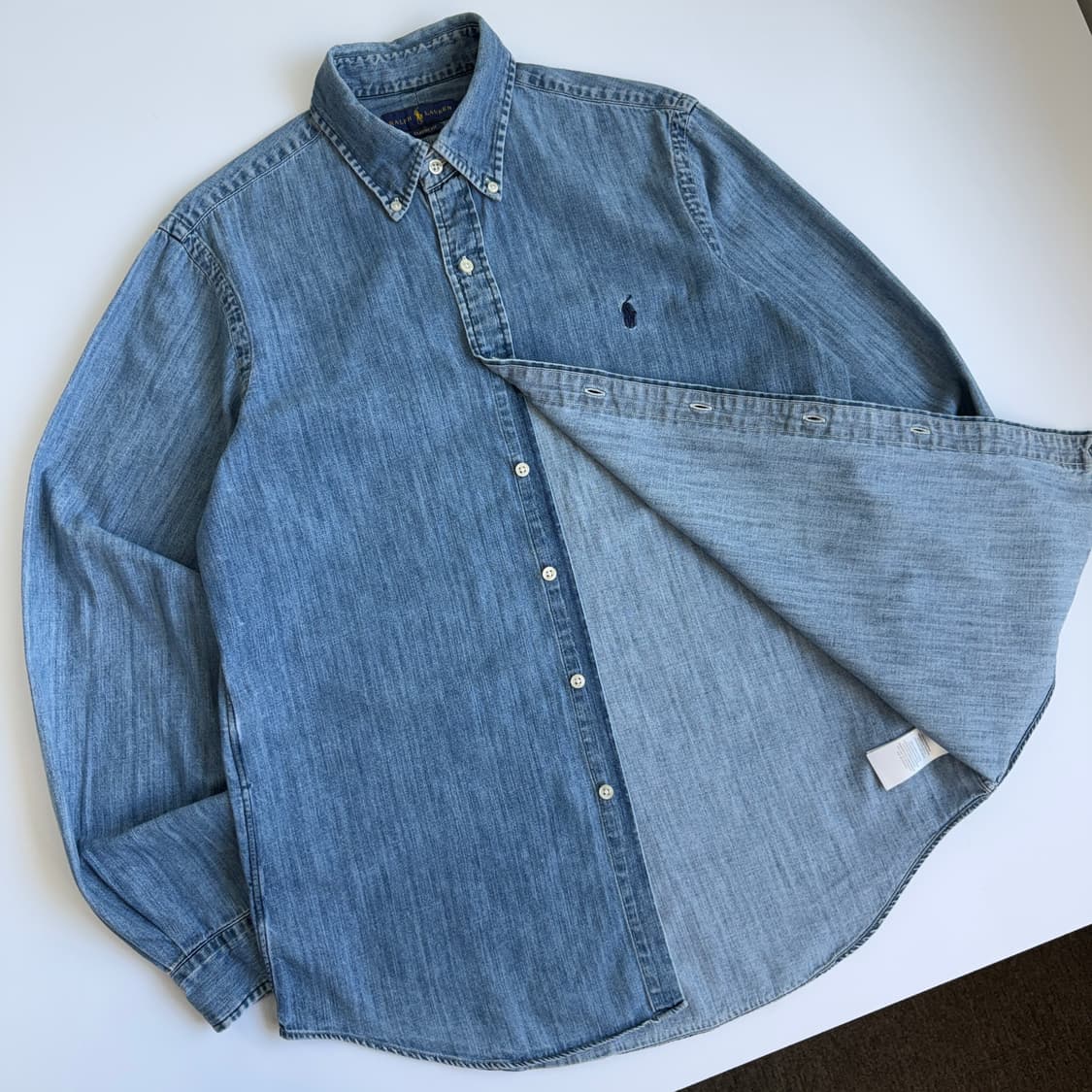 Polo  폴로 랄프로렌 샴브레이 데님 셔츠  상품이미지4