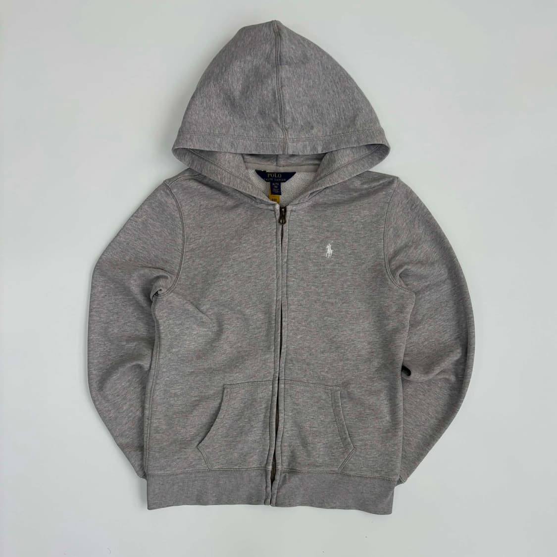 폴로 랄프로렌 신형 큐알택 그레이 후드집업 희귀져지(XL) 상품이미지3