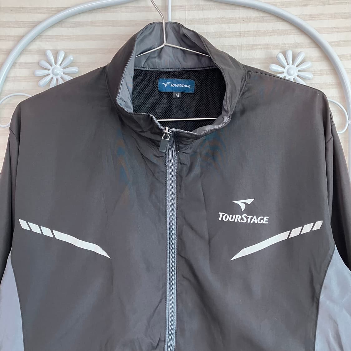 빈티지 스테이지 블랙 바람막이 y2k 스트릿 갸루 펑키 일본빈티지656  상품이미지4