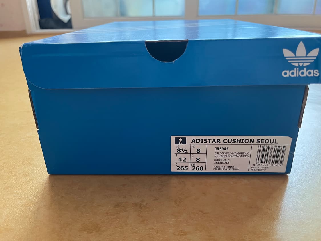 아디다스 아디스타 쿠션 서울 블랙 그레이 265 운동화 러닝화 상품이미지3