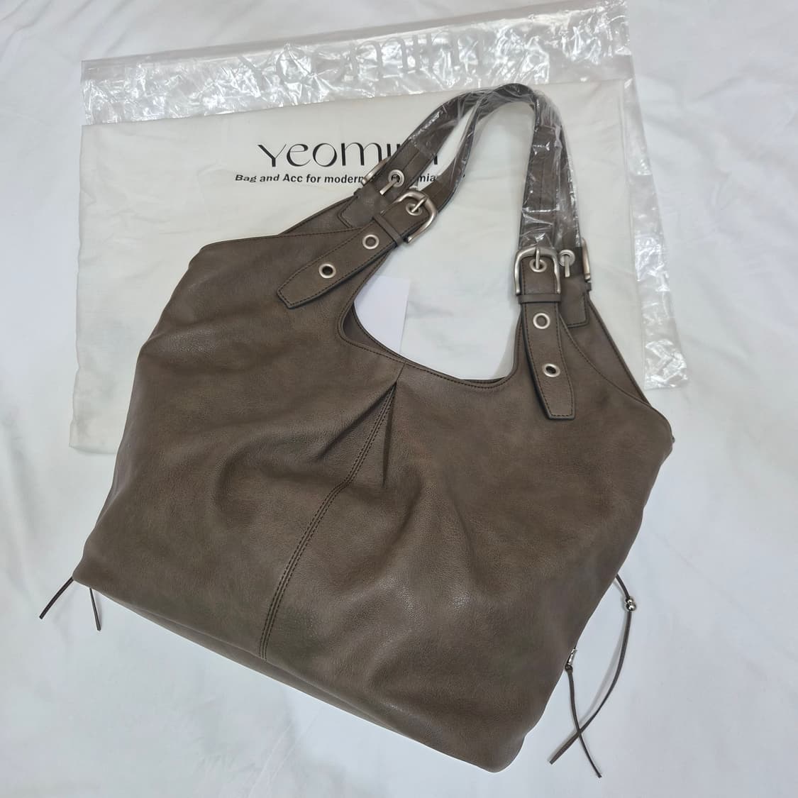 (새상품) 여밈 베르소백(짙은 회갈색) 상품이미지2