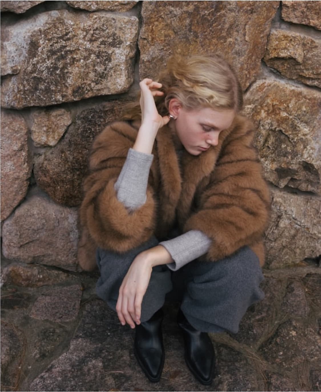 모노하 퍼자켓 (베이지 브라운) 상품이미지2