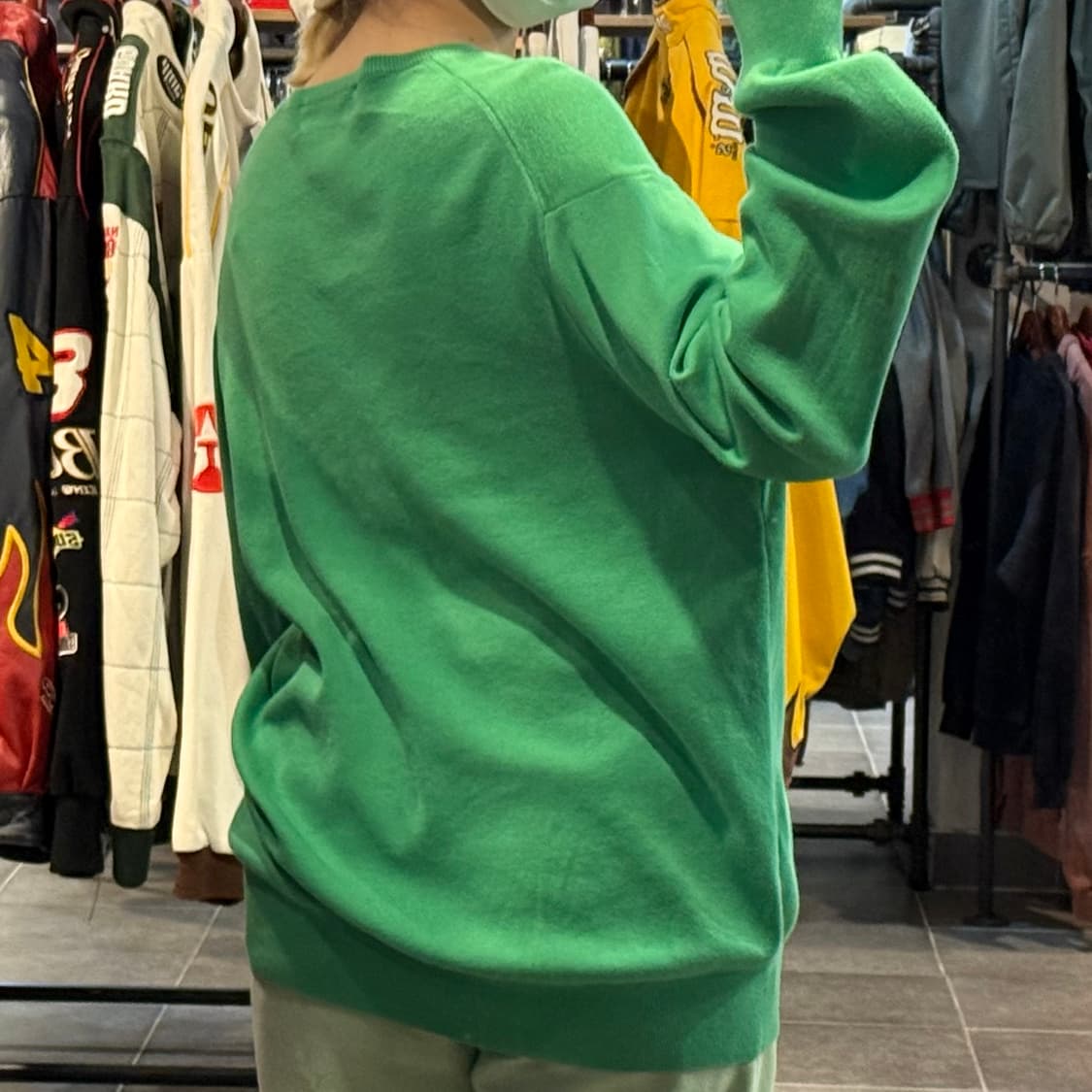 [NO.9] 폴로 긴팔 니트 그린 상품이미지5