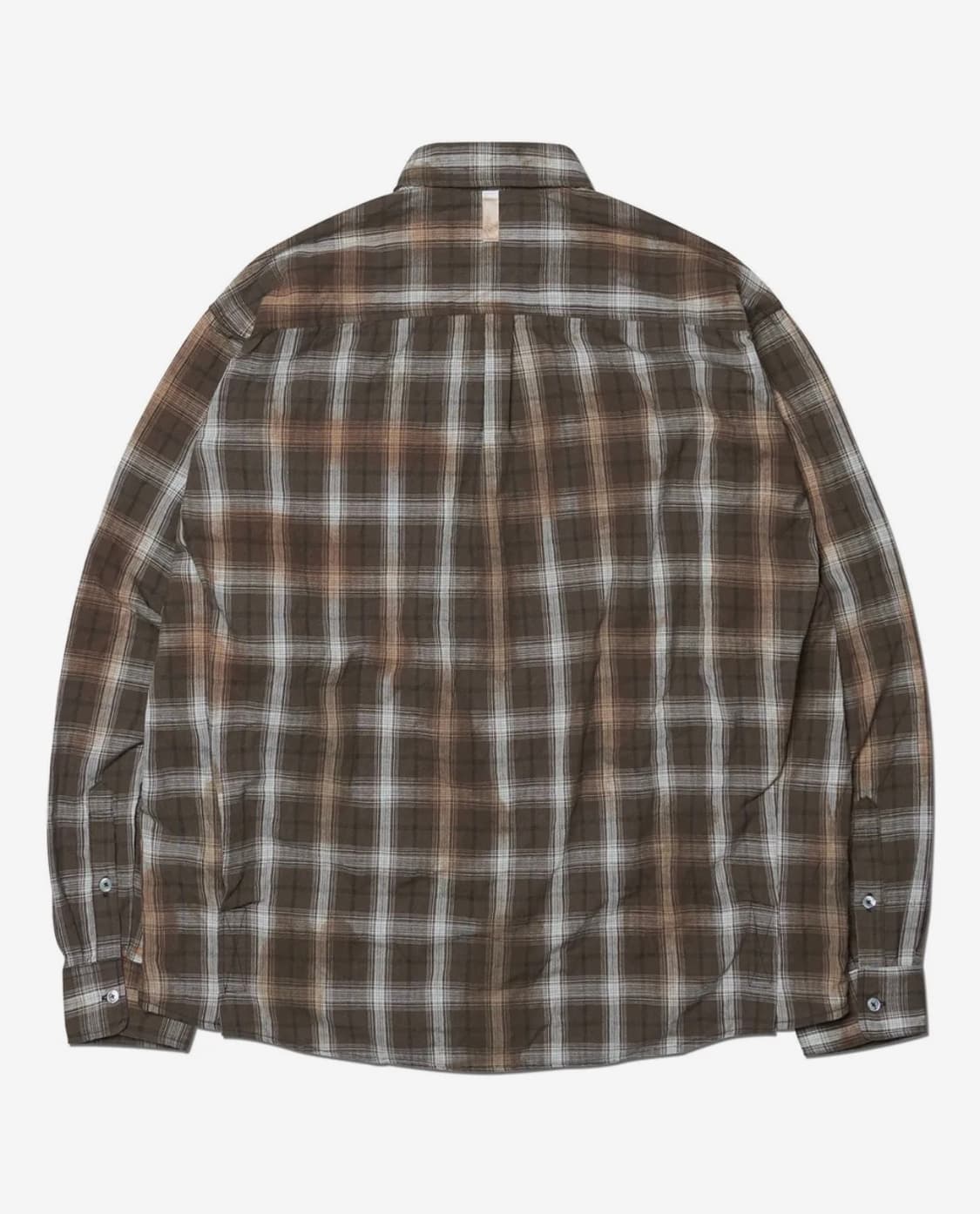 노매뉴얼 O.D CHECK SHIRT 브라운 상품이미지2