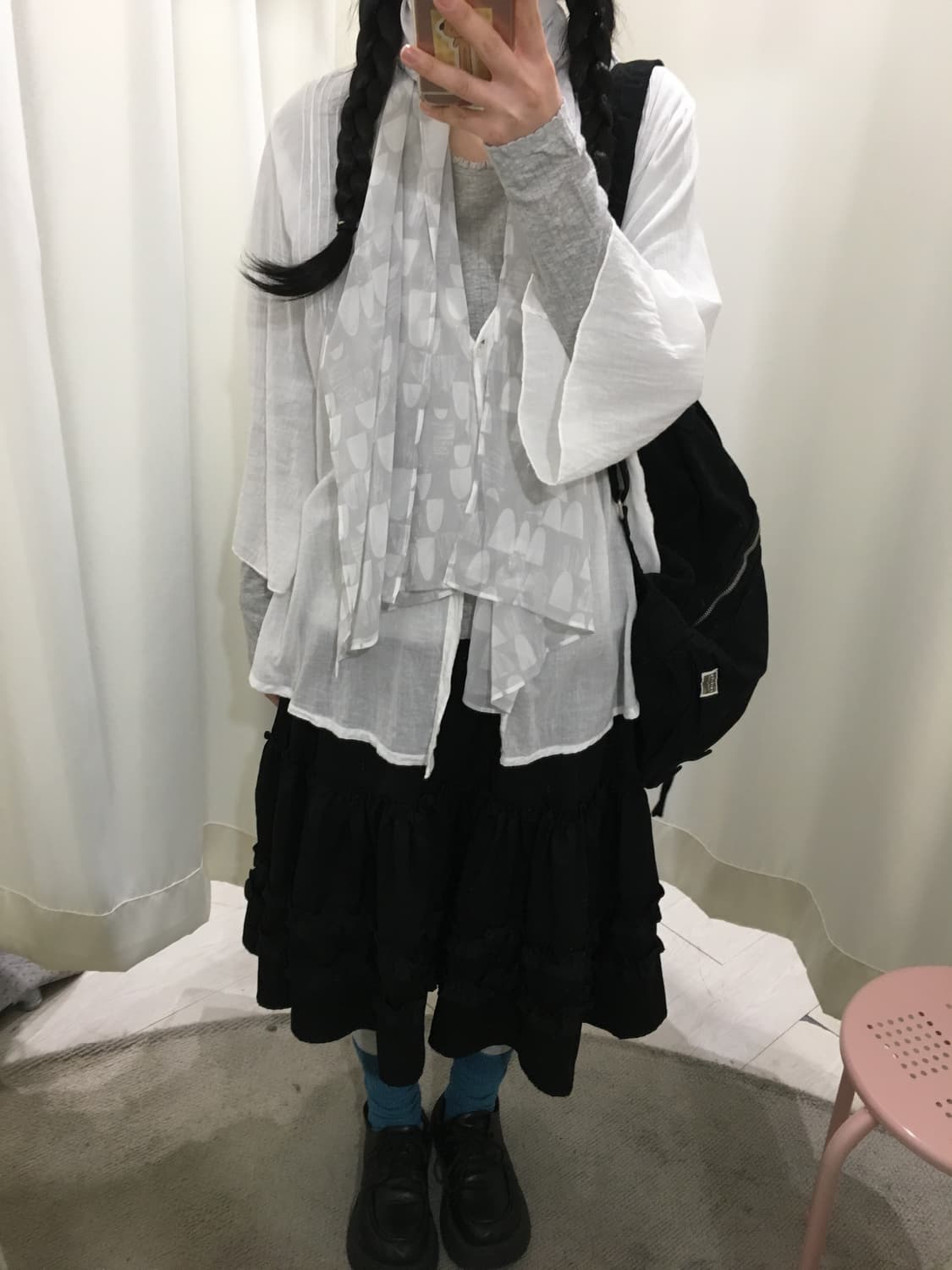 Sheer Form Scarf 상품이미지5