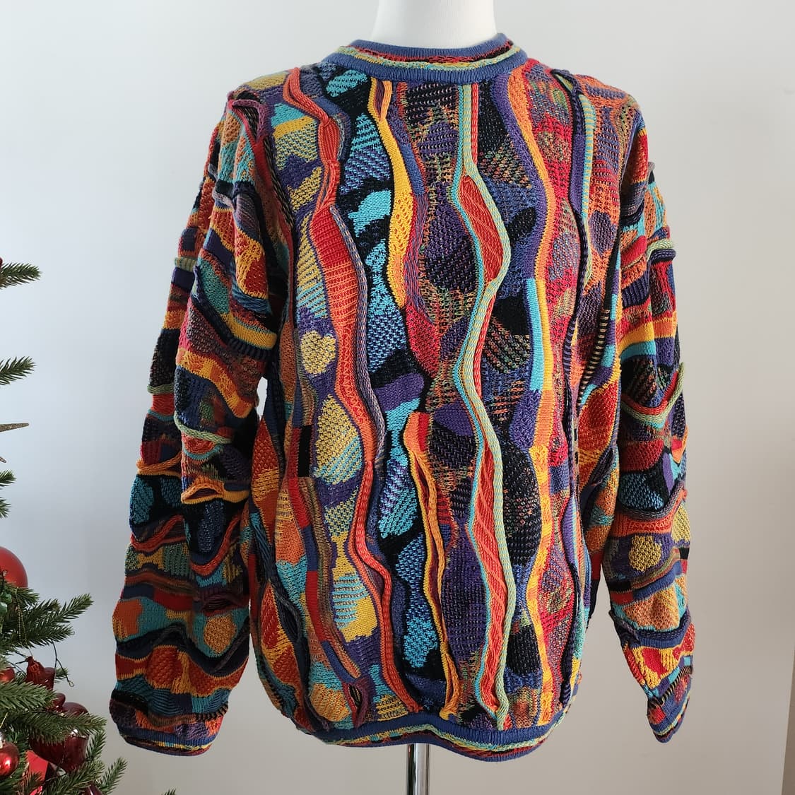 TUNDRA 툰드라 케이블 패던 니트 여성 빈티지 스웨터 상품이미지1