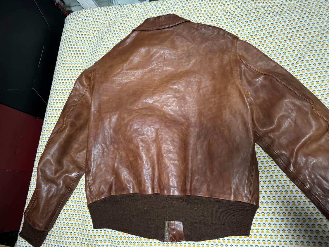 이스트맨레더 A2자켓 44size 상품이미지7