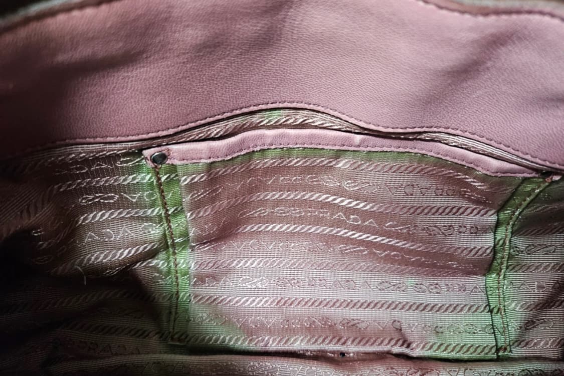 Prada Gaufre 프라다 고프레 레더백 핑크 상품이미지8