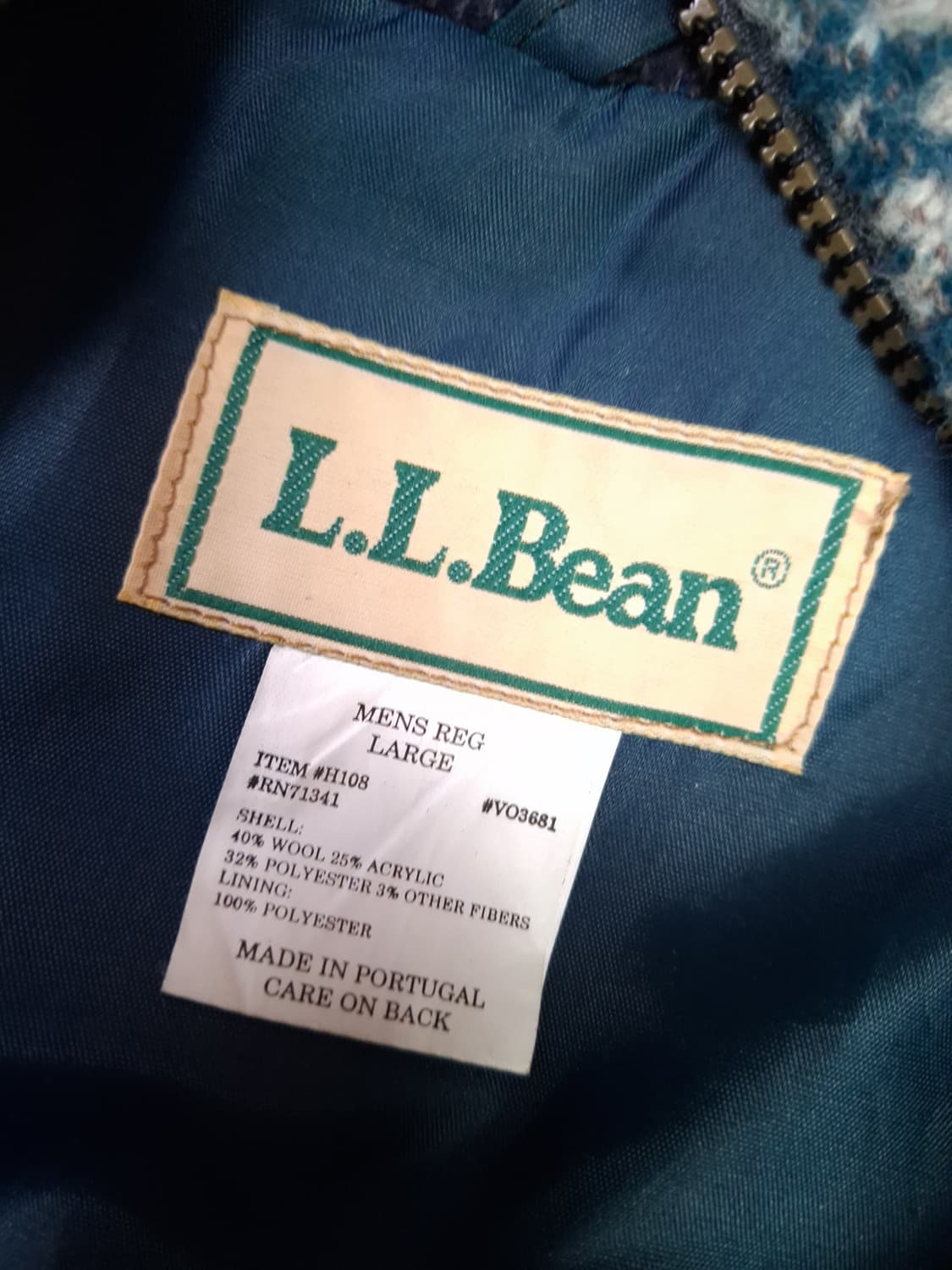 오리지날 90's 엘엘빈 노르딕 오버핏 후리스자켓 상품이미지4