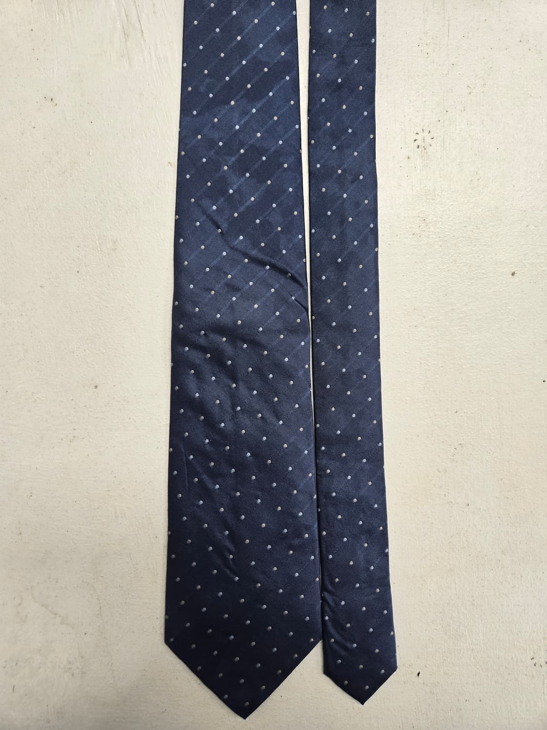 지방시 네이비 도트 무늬 넥타이 상품이미지1