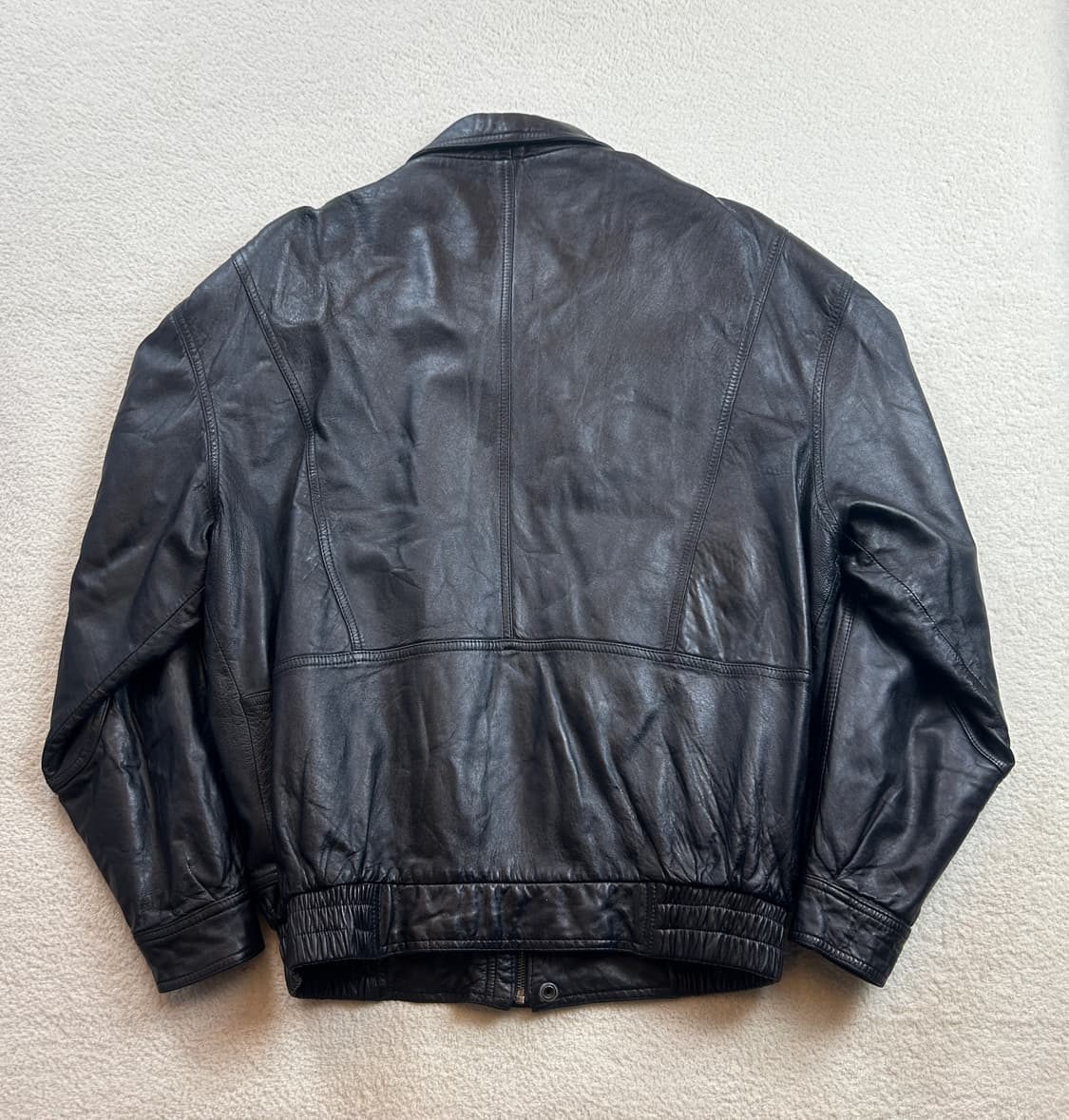 빈티지 봄버 가죽자켓(양가죽) 상품이미지2