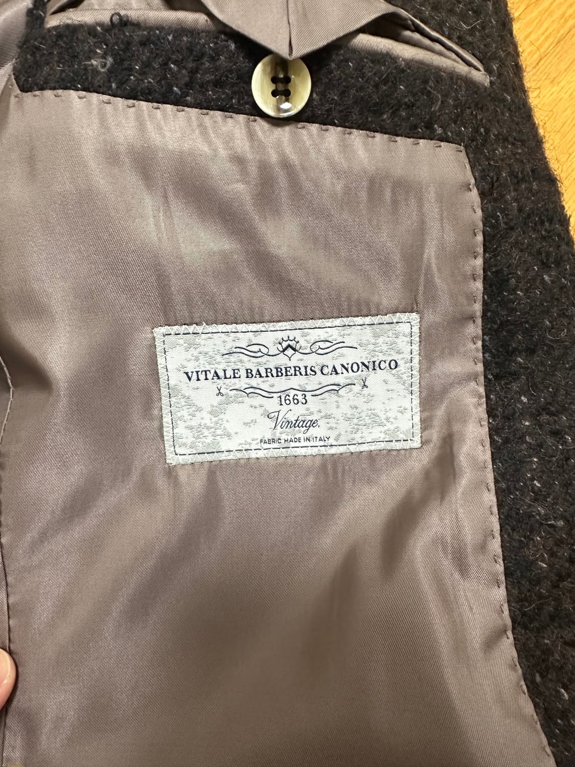 마에스트로 까노니꼬 레글런 알파카 혼방 코트 상품이미지5