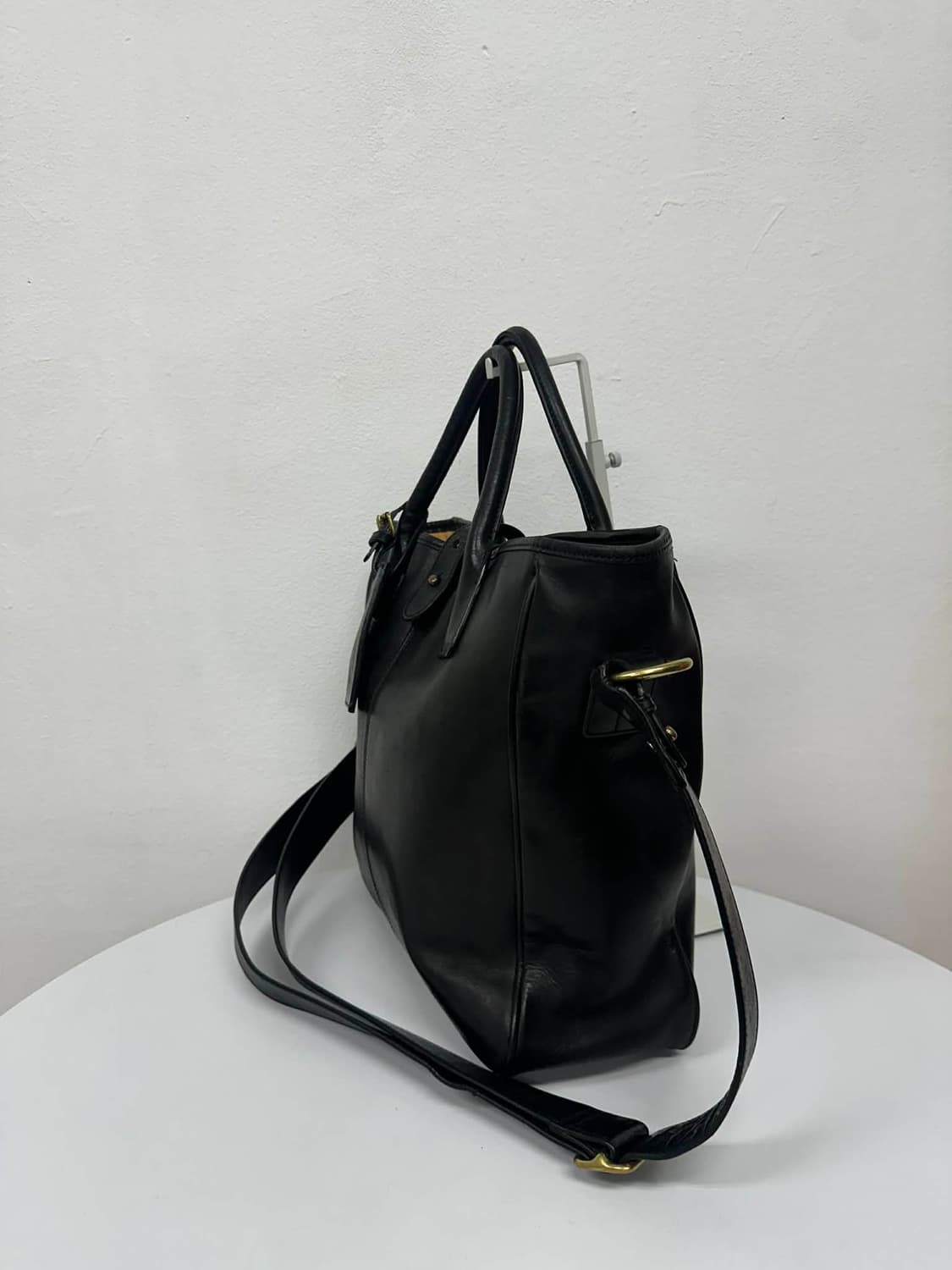 폴로 랄프로렌 카우하이드 소가죽 메신저 토트백 상품이미지3