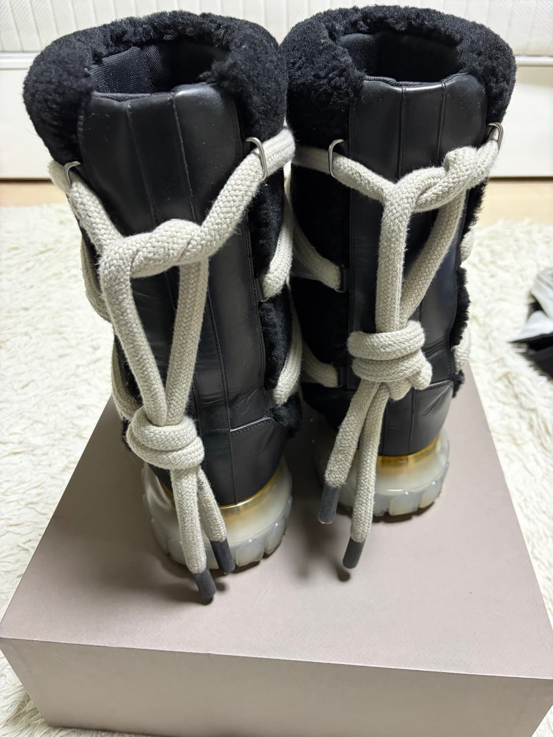 (42) 릭오웬스 시어링 루나 트랙터 부츠 상품이미지2