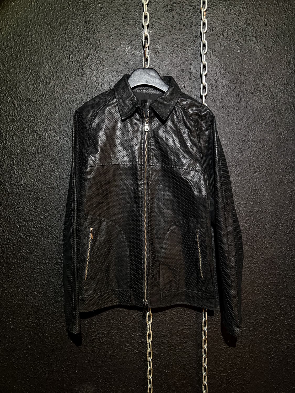 All-punching 2-way leather jacket 상품이미지1