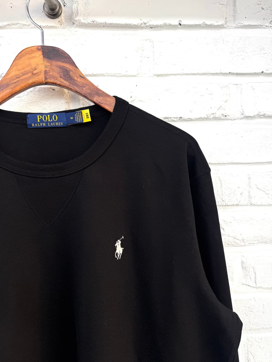 폴로 블랙 맨투맨 상품이미지4