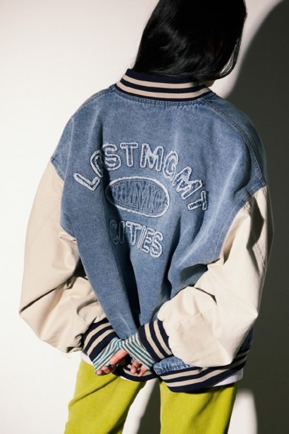 [M] LMC 엘엠씨 데님 바시티 자켓 상품이미지1