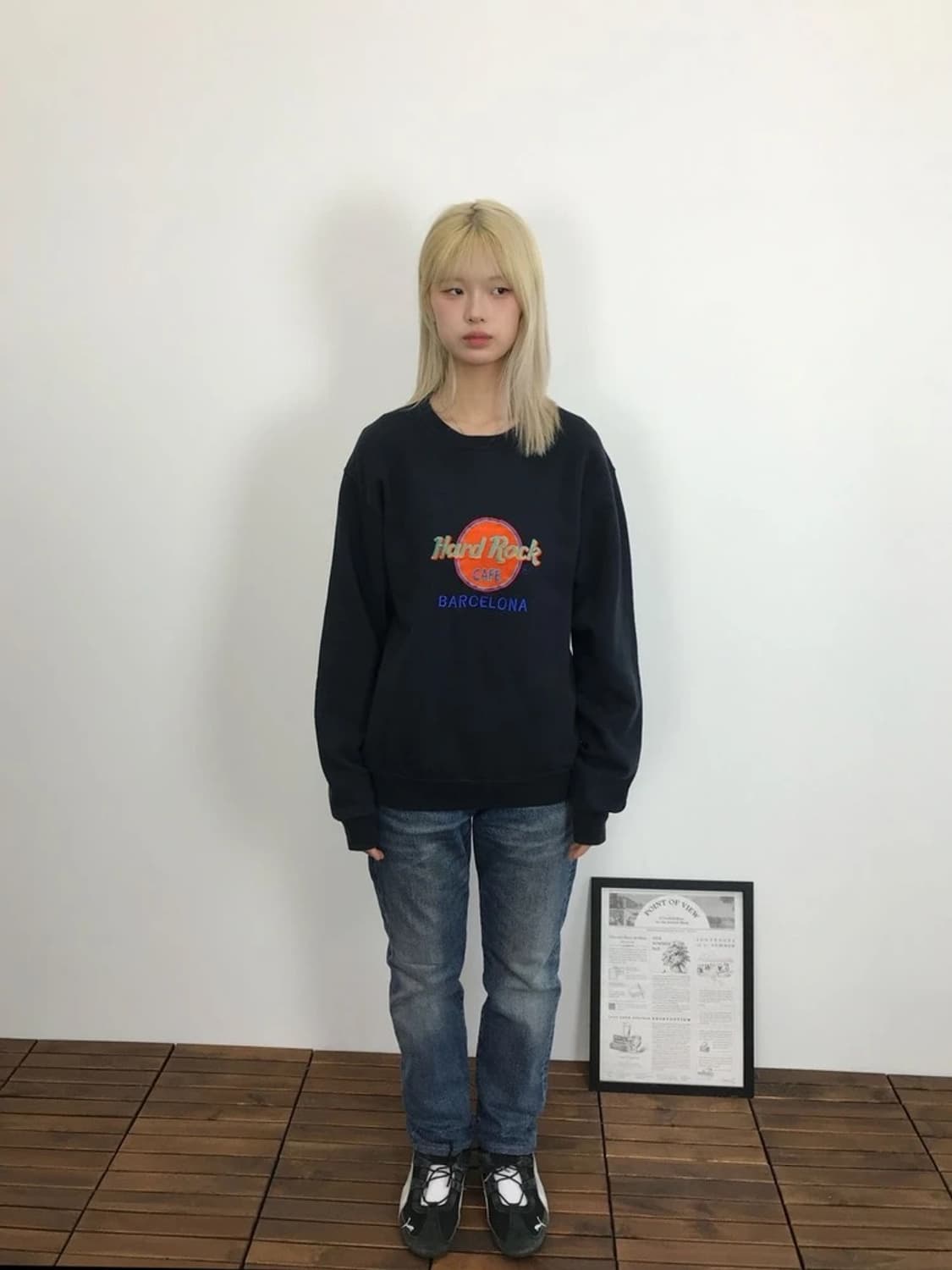 Hard Rock Cafe Barcelona USA Sweatshirt 상품이미지1