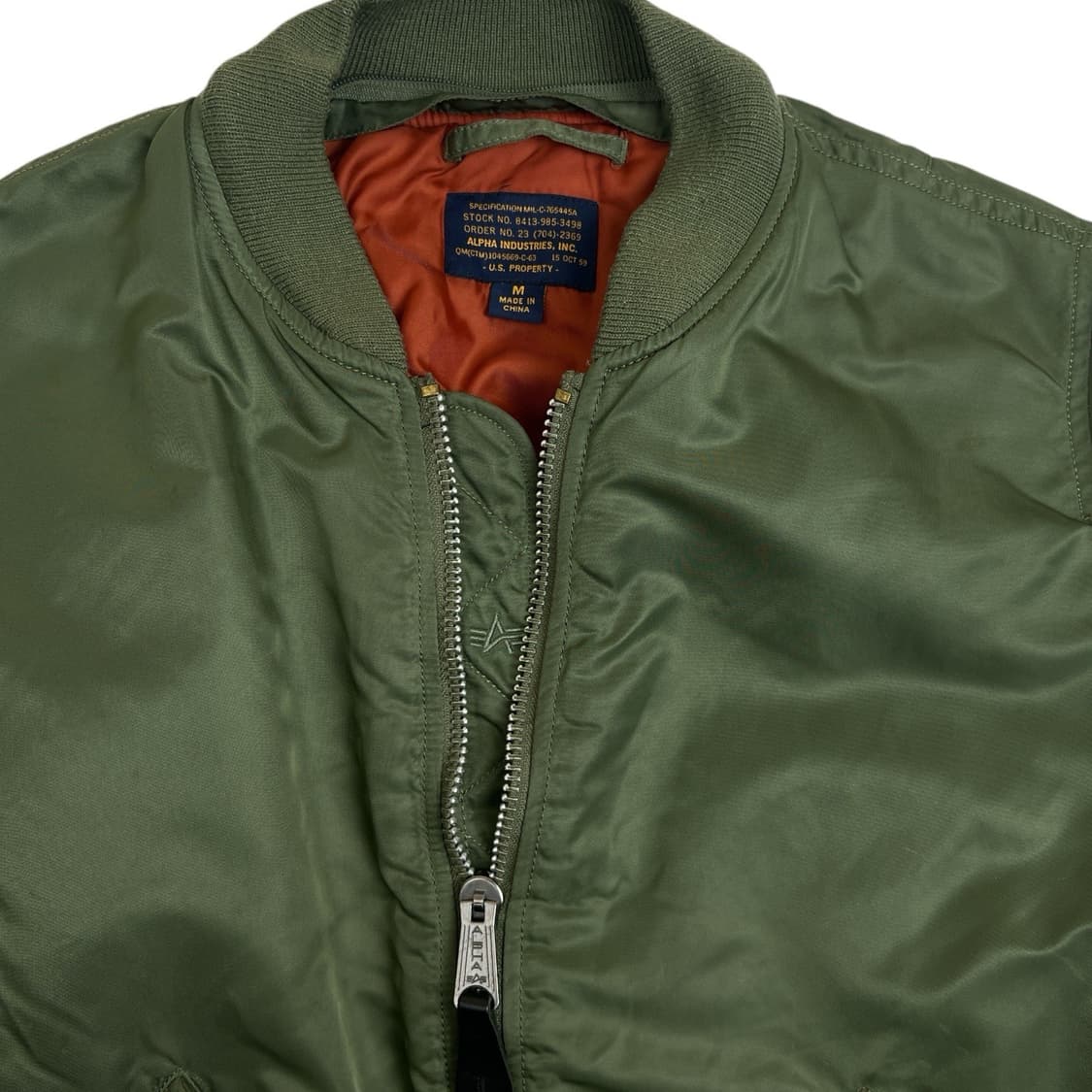 00s 알파 인더스트리 MA-1 플라이트 자켓 상품이미지2