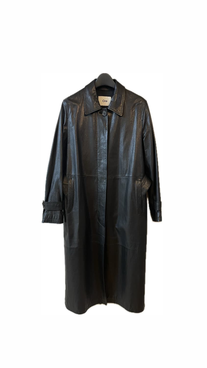Ore 오어 가죽자켓 가죽 트렌치코트 상품이미지1