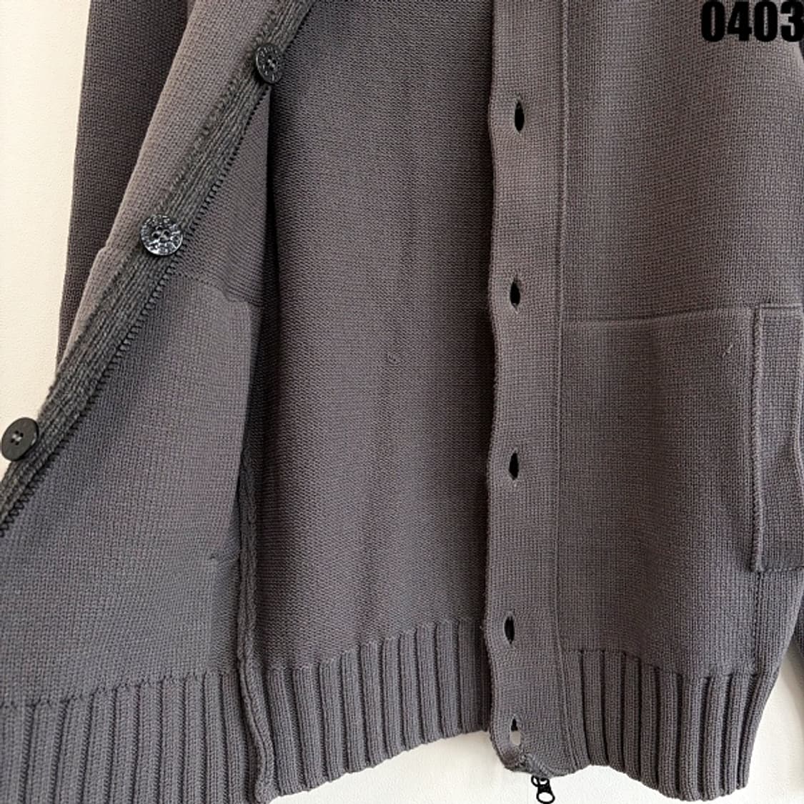 스톤아일랜드 니트 집업 가디건 95 0403 상품이미지5