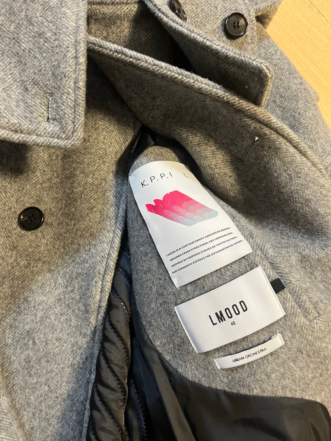 엘무드 숏기장 후드코트 상품이미지3