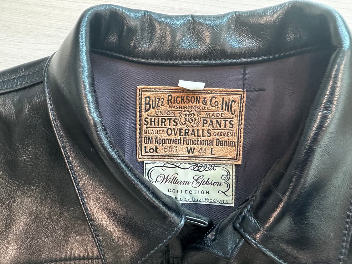 Buzz Ricksons WILLIAM GIBSON 44 새제품 상품이미지4