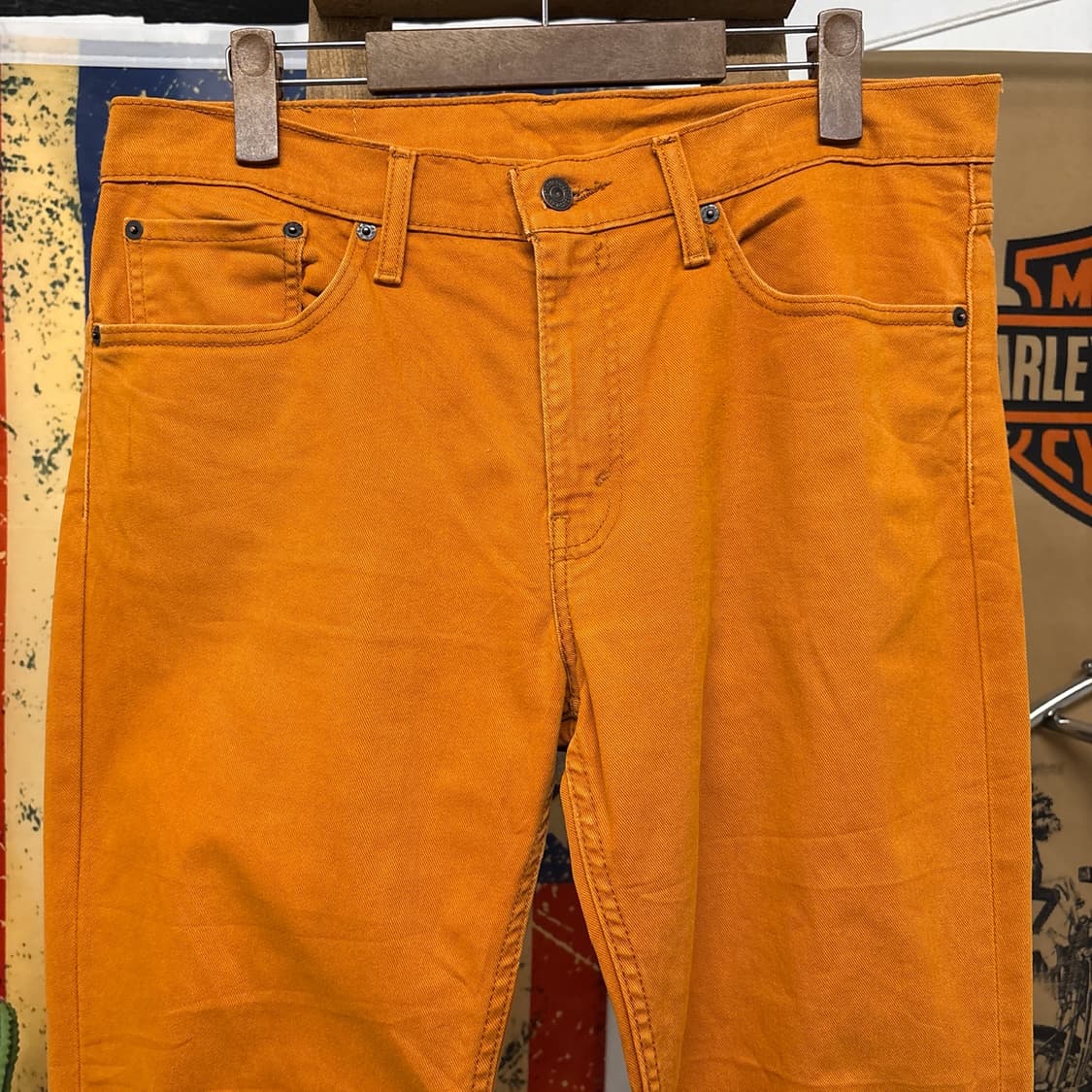 리바이스 511 슬림핏 오렌지 선셋 컬러 데님팬츠 N1044   상품이미지3